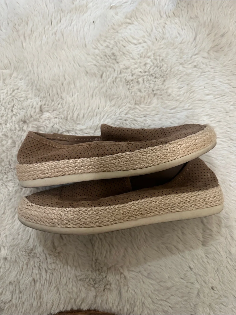 Esprit Women's Perforated Slip-On Espadrilles - Brown